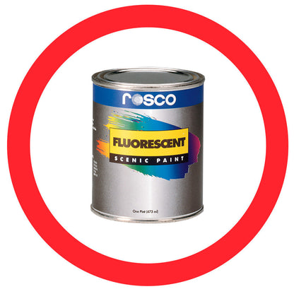 5780 Rosco Fluoresent UV Paint - Red