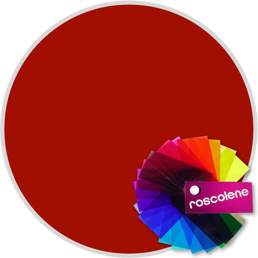 821 Rosco Roscolene Sheet - Light Red