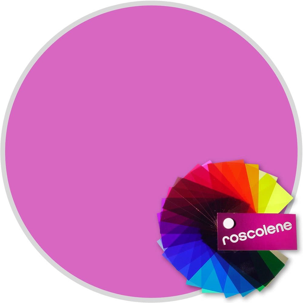 828 Rosco Roscolene Sheet - Follies Pink