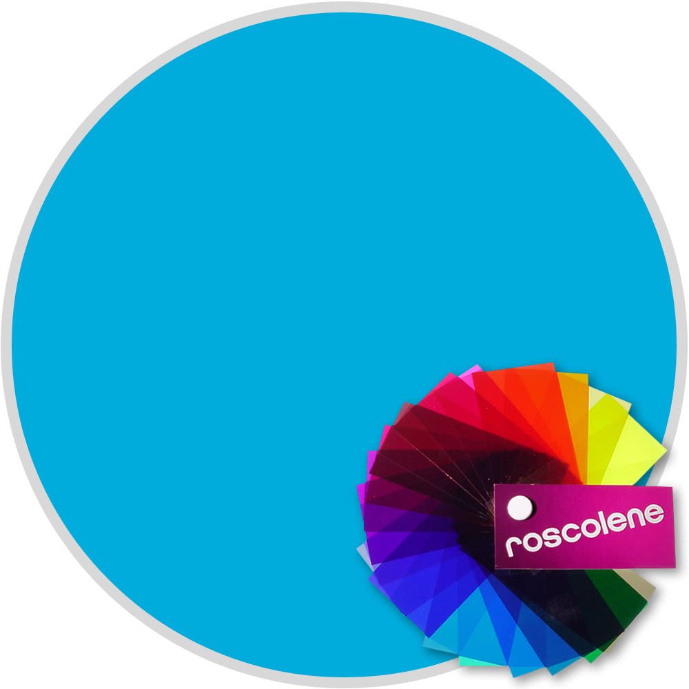 850 Rosco Roscolene Sheet - No Color Blue