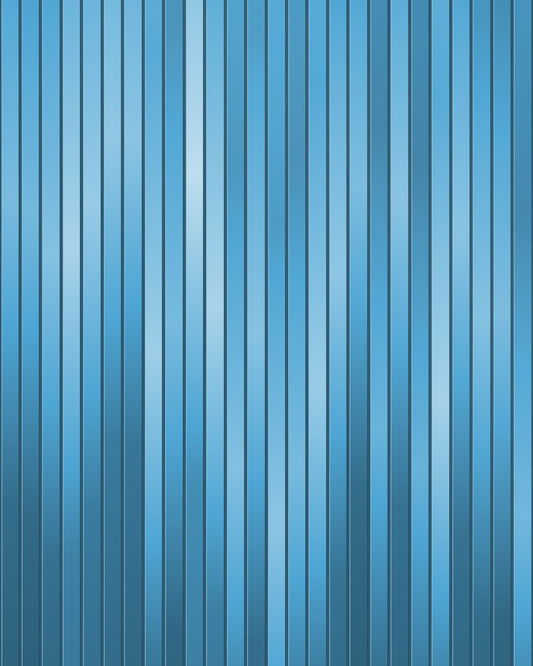 Light Blue shimmer fringe curtain / slit drape