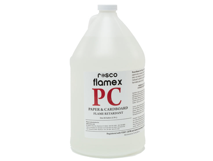 Rosco Flamex PC Fire Retardant for Paper & Cardboard