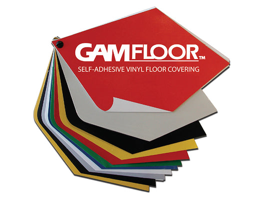 Rosco GamFloor self-adhesive vinyl floor covering. Image: Rosco