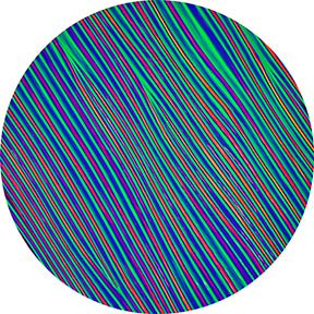 33206 Green Strands - Rosco Effects Glass Gobo